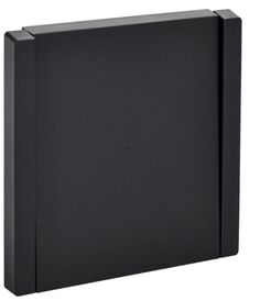 Переключатель одноклавишный IEK FP-V12-1-10-1-K02 FORTE&PIANO с инд. 10А FP104 черный