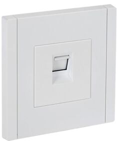 Розетка компьютерная IEK FP-K10-1-K01 FORTE&PIANO RJ45 кат.5E FP232 белый