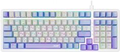 Клавиатура Acer OKW304 ZL.KBDCC.01V механическая белая USB for gamer LED