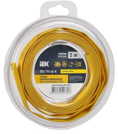 Трубка термоусадочная IEK UDR12-008-004-002-K05-T ТТУ нг-LS 8/4 желтая (2м/упак)