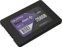 Накопитель SSD 2.5 Qumo Q3DT-256GSCY Novation 256GB, 520/500MB/s, TBW 100, MTBF 1.5M
