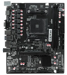 Материнская плата mATX CBR MB-AFA320M-RTL (AM4, AMD A320, 2*DDR4, PCIe, M.2, 4*SATA, VGA, HDMI, 2*USB 2.0, 2*USB 3.0)
