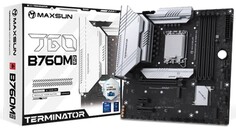 Материнская плата mATX MAXSUN MS-Terminator B760M D5 (LGA1700, B760, 4*DDR5 (7600), HDMI, DP, 4*SATA, 3*M.2, PCIe, 6*USB 2.0, 2*USB 3.2) RTL
