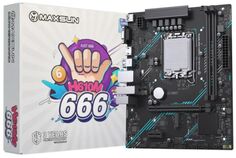 Материнская плата mATX MAXSUN MS-H610M 666 WIFI6 (LGA1700, H610, 2*DDR4 (3200), VGA, HDMI, 4*SATA, M.2, PCIe, 3*USB2.0, 2*USB 3.2, WiFi, BT) RTL