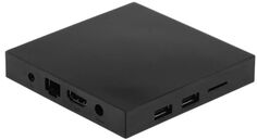 Медиаплеер IconBit XDS1000 TRS2048 Android TV мультимедиа плеер с поддержкой 4K, H.265, Wi-Fi, LAN и 4ГБ ОЗУ.