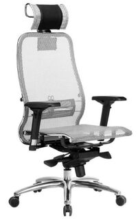 Кресло офисное Metta Samurai S-3.04 Infinity Easy Clean z509327220 Серый Метта