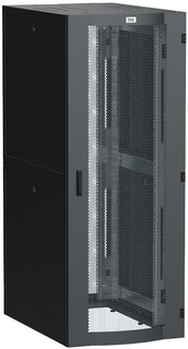 Шкаф напольный 19", 48U ITK LS05-48U81-2PP LINEA S 800х1000мм перфорированные двери, черный