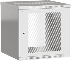 Шкаф настенный 19", 9U ITK LWE3-09U67-PF LINEA WE 600x650мм дверь перфорированная серый