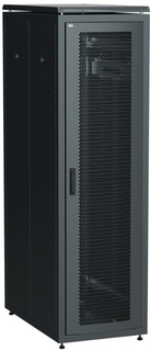 Шкаф напольный 19", 47U ITK LN05-47U61-P LINEA N 47U 600х1000мм перфорированная передняя дверь, черный