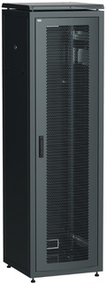 Шкаф напольный 19", 47U ITK LN05-47U66-P LINEA N 47U 600х600мм перфорированная передняя дверь, черный