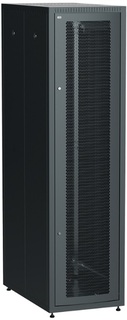 Шкаф напольный 19", 47U ITK LE05-47U61-PM LINEA E 47U 600х1000мм перфорированная передняя дверь, задняя металлическая, черный