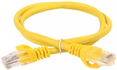 Кабель патч-корд U/UTP 6 кат. 0.5м ITK PC05-C6UL-05M жёлтый