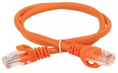 Кабель патч-корд U/UTP 6 кат. 0.5м ITK PC07-C6UL-05M оранжевый