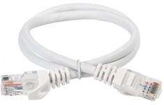 Кабель патч-корд U/UTP 6 кат. 0.5м ITK PC08-C6UL-05M белый