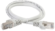 Кабель патч-корд F/FTP 5e кат. 15м ITK PC01-C5EFL-15M серый