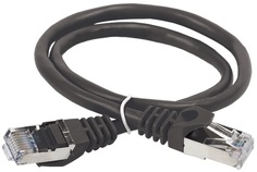 Кабель патч-корд F/FTP 6 кат. 2м ITK PC09-C6FL-2M чёрный