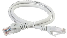 Кабель патч-корд U/UTP 6a кат. 2м ITK PC01-C6AUL-2M серый