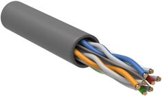 Кабель витая пара U/UTP 6a кат. 4 пары ITK LC1-C6A04-121 4х2х23AWG LSZH серый (305м)