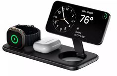 Зарядное устройство беспроводное Satechi ST-QTPM-EA QI2 TRIO WIRELESS CHARGING PAD, WITH TYPE A/C/G P