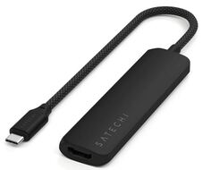 Док-станция Satechi ST-P4SK 4-IN-1 USB-C SLIM MULTIPORT ADAPTER 4K, BLACK