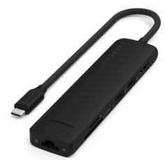 Док-станция Satechi ST-P7SK 7-IN-1 USB-C SLIM MULTIPORT ADAPTER, WITH ETHERNET