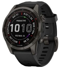 Часы Garmin Fenix 7S 010-02539-25 Sapphire Solar