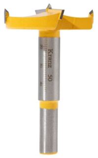 Сверло KRANZ KR-91-0794 Форстнера по дереву, 50мм, цилиндрический хвостовик