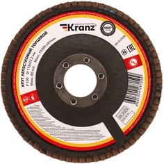 Круг лепестковый KRANZ KR-90-0008 торцевой, P100, 115х22,2мм