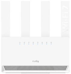 Маршрутизатор Cudy WR3600E Gigabit Dual Band Wi-Fi 7 Mesh Router, Chipset Broadcom, 802.11be/ax/ac/a/b/g/n, 2882Mbps at 5GHz + 688Mbps at 2.4GHz, 4 x