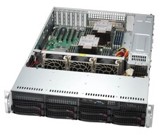 Сервер Supermicro SYS-621P-TRT_2201 2U SuperServer 2*4410Y/2*64GB/480GB SATA/2*1200W/2*USB 2.0/4*USB 3.0/VGA