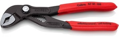 Клещи Knipex KN-8701150 переставные с фиксатором 32мм (1 1/4дюйм) под ключ 30мм L-150мм Cr-V обливные рукоятки сер.