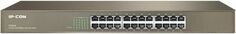Коммутатор неуправляемый IP-Com F1024 24 порта, 24x100 Мбит/с, установка в стойку, металлический корпус