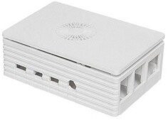 Корпус ACD RA595 White Injection Molding Case Supporting 3007 Fans for Raspberry 4B