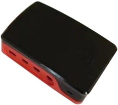 Корпус ACD RA602 Red+Black ABS Case for Raspberry 4B