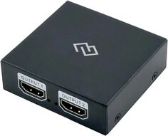 Сплиттер Digma DHSP-V1.4X2 аудио-видео HDMI (f)/2хHDMI (f) черный