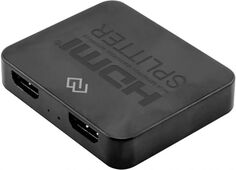 Сплиттер Digma DHSP-V1.4X2PS аудио-видео HDMI (f)/2хHDMI (f) черный
