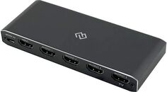 Сплиттер Digma DHSP-V2X4 аудио-видео HDMI (f)/4xHDMI (f) черный
