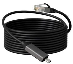 Кабель интерфейсный Buro BU-USB-C-LAN1000-2M USB Type-C (m) RJ-45 (m) 2м черный (пакет) (2030918)