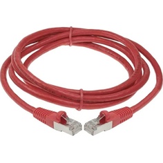 Кабель патч-корд SSTP 6a кат. 1м ACD ACD-LPS6AZ-10C 26AWG 4пары, CU, LSZH, вишневый