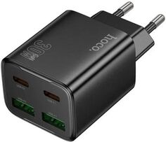 Зарядное устройство сетевое Hoco N56 Fundador Hoco 32492 30W 3A (PD) 2xUSB/USB type-C универсальное черный