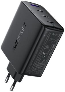 Зарядное устройство сетевое ACEFAST A94 PD100W Gan 3*USB-C&USB-A Charger (EU). Цвет: черный