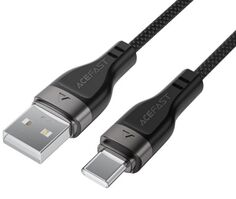 Кабель ACEFAST C11-04 магнитный зарядный USB-A To USB-C Magnetic Charging Data Cable. Длина: 1,2м. Цвет: черный