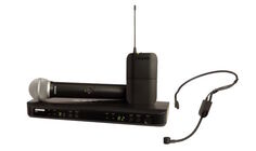 Микрофонная система Shure BLX1288E/P31-M17 беспроводная, двухканальная, с ручным передатчиком PG58 и гарнитурой PGA31. Частота UHF 662-686 МГц