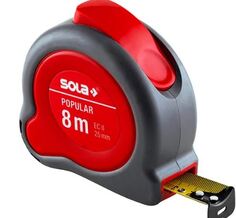 Рулетка SOLA 50024401 Popular PP 8 м, 25 мм, II класс точности