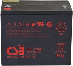 Аккумулятор CSB GPL12800 12В, 80Ач