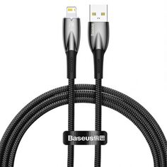 Кабель интерфейсный Baseus CADH000201 CB000023 2.4A 1м черный