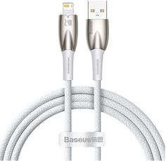 Кабель интерфейсный Baseus CADH000202 Glimmer 1m White