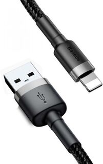 Кабель интерфейсный Baseus CALKLF-RG1 Cafule 3m Gray/Black