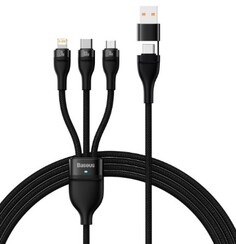 Кабель интерфейсный Baseus CASS030101 Flash Series II 1.2m Black