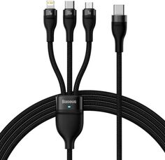 Кабель интерфейсный Baseus CASS030201 Flash Series II 1.5m Black